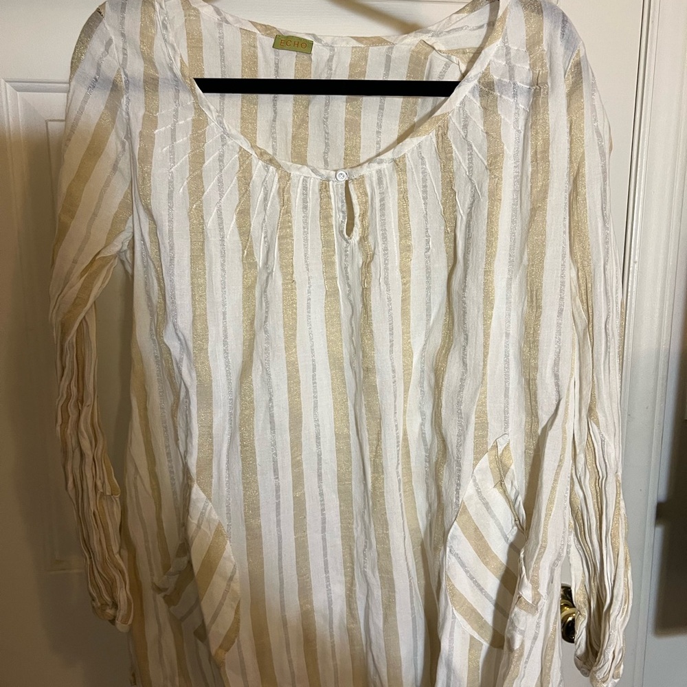 Echo linen top